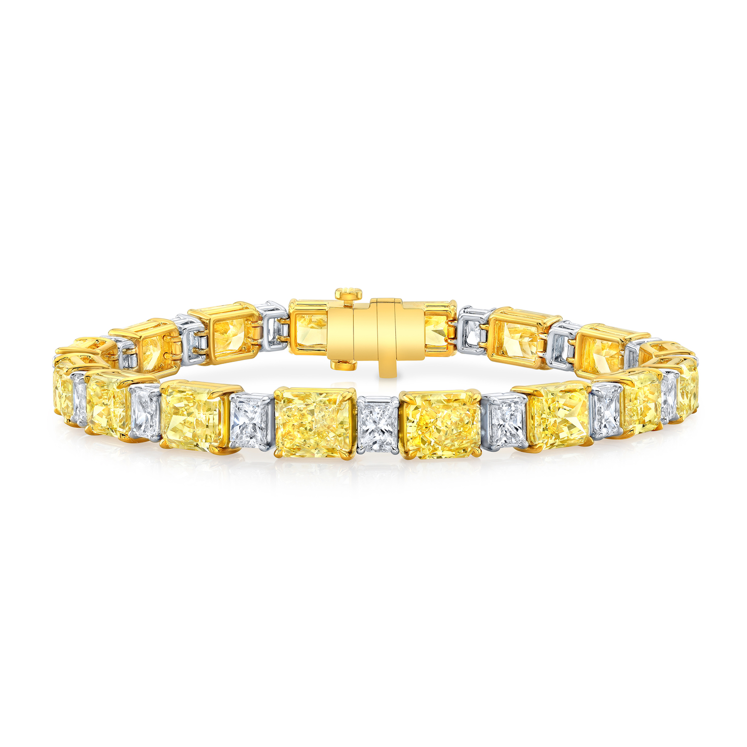 PalmBeach Jewelry White Diamond Accent Two-Tone Pave-Style S-Link India |  Ubuy
